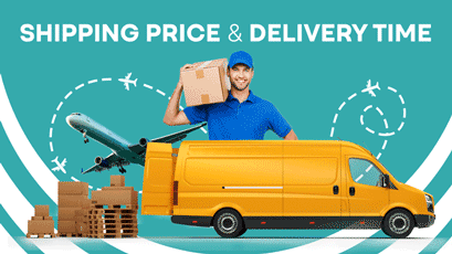 Shipping price and delivery time