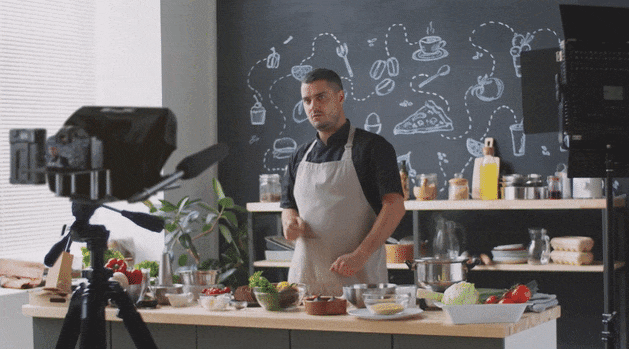 Is it hard reading from a teleprompter.gif